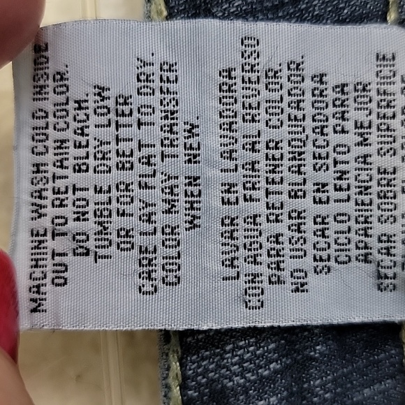 Common Genes Faded Blue Jeans Slightly Distressed 16W - Picture 14 of 14